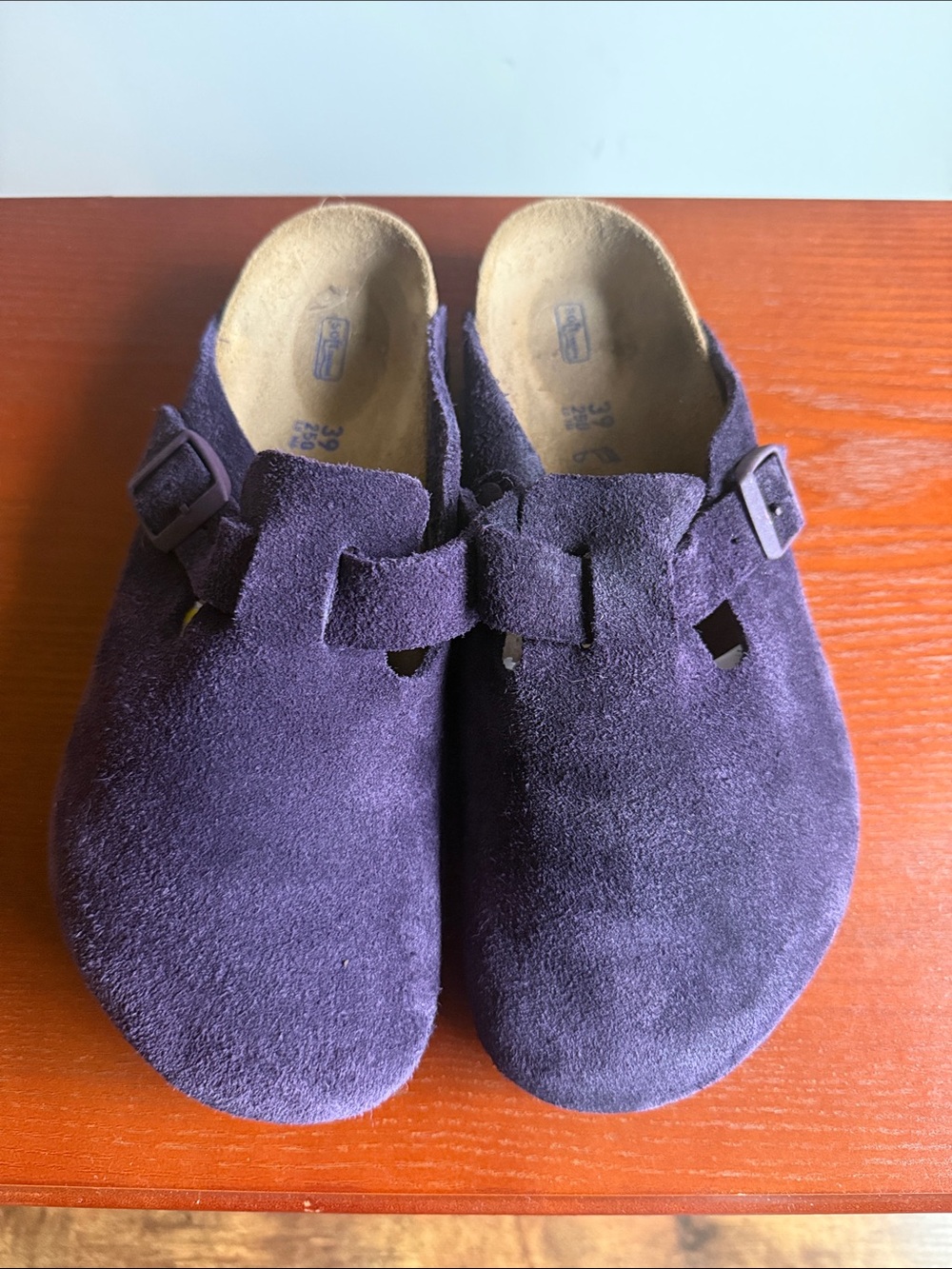 Birkenstock Boston Women’s Size 39Purple Suede